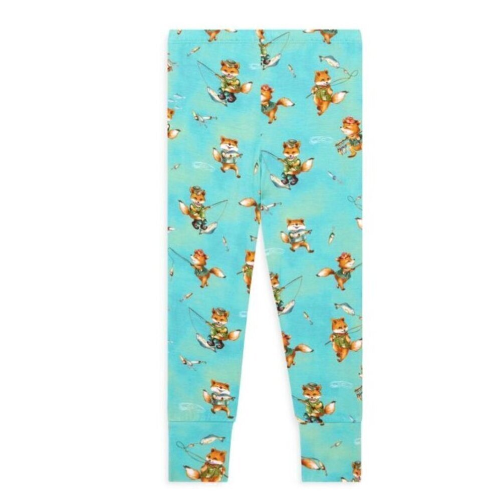 Posh Peanut Fox Fishing Arlo Pajama Pants Size 12-18 M